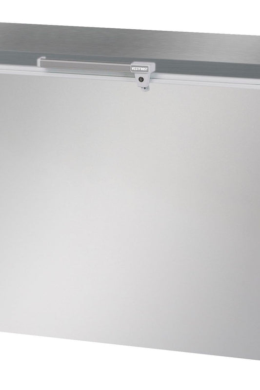 Gray Vestfrost SZ464C-STS Stainless Steel Lid Commercial Ice Cream Freezer, 476 Litres - Discontinued
