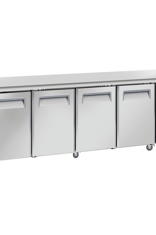 Light Gray Diverso WR-GTN4-3N Cooling table, ventilated, 4 doors GN 1/1 - Contact Us For Availability