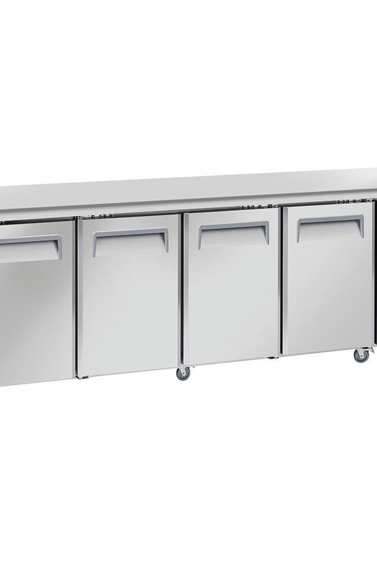 Light Gray Diverso WR-GTN4-3N Cooling table, ventilated, 4 doors GN 1/1 - Contact Us For Availability