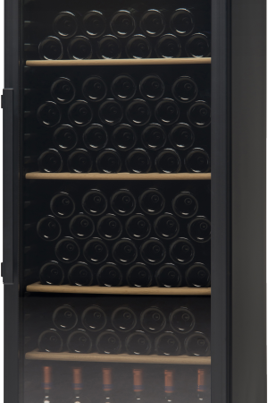 Dark Slate Gray Vestfrost VKG 571 Black Upright Wine Cabinet, 116 x 750ml Bottles - Discontinued