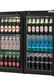 Dark Slate Gray Autonumis RQC00001 Maxi Hinged Double Door Bottle Cooler, 240 x 330ml Bottles / 320 x 330ml Cans - Contact Us For Availability