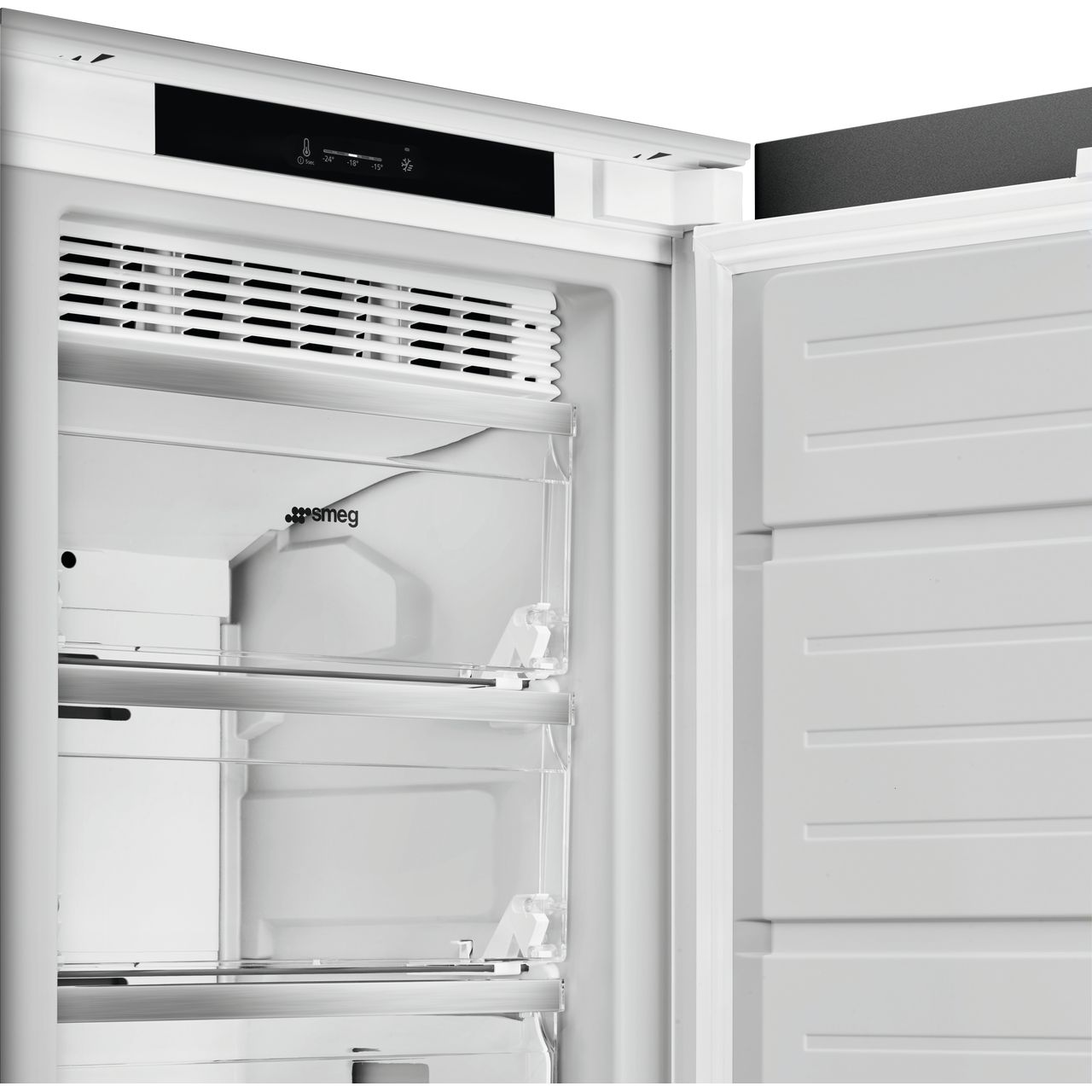 Light Gray SMEG Larder Freezer, Integrated, In Column