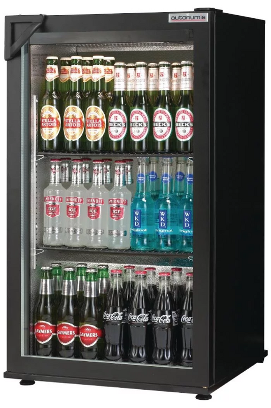 Dark Slate Gray Autonumis GRADED RNC00001 Popular Single Door Bottle Cooler, 87 x 330ml Bottles / 144 x 330ml Cans - Out Of Stock