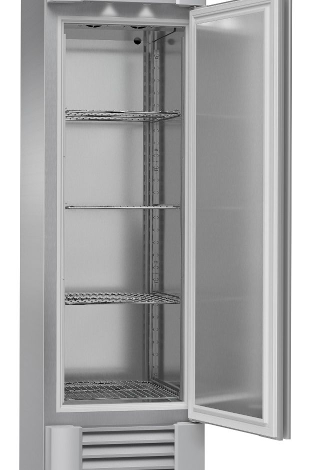 Dark Gray Hoshizaki Gram ECO MIDI F 60 CCG 4S Single Door Upright Freezer, 407 Litres - Discontinued