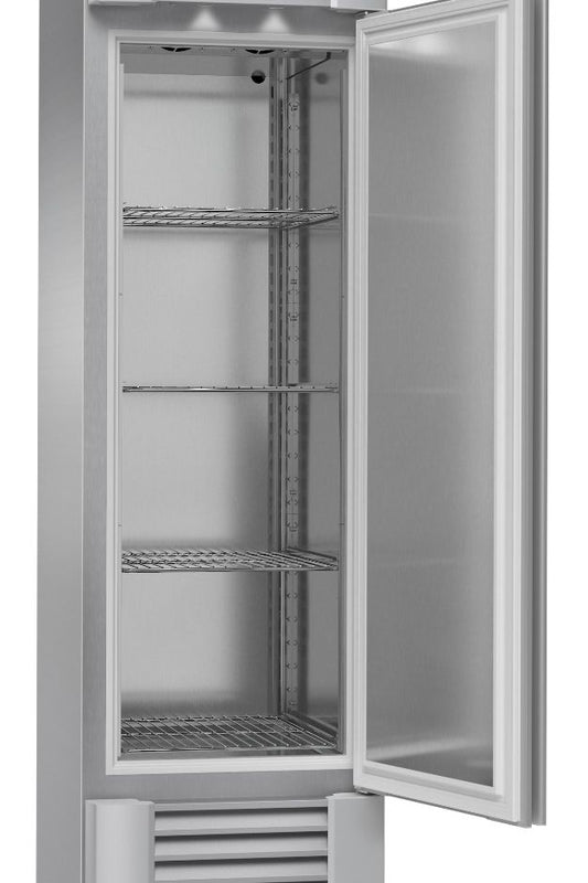 Dark Gray Hoshizaki Gram ECO MIDI F 60 CCG 4S Single Door Upright Freezer, 407 Litres - Discontinued