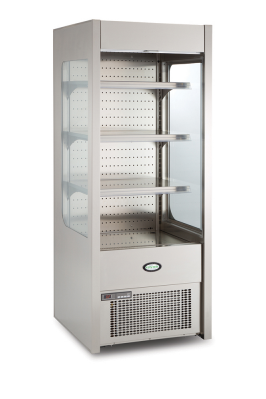 Gray Foster FMSLIM700NG/18-144 Slimline Multideck with Nightblind, Glass End Panels and Undershelf Lighting, 700mm - Contact Us For Availability