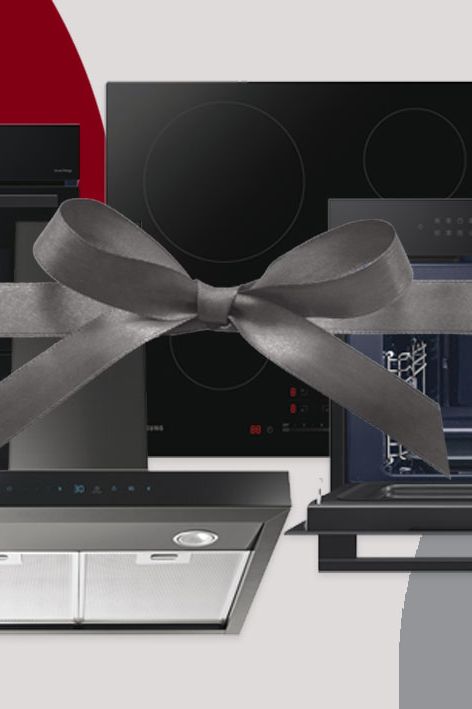 Light Gray Samsung Series 4 Dual Cook Flex™ Kitchen Set-Smart Oven, Microwave, Hob & Hood