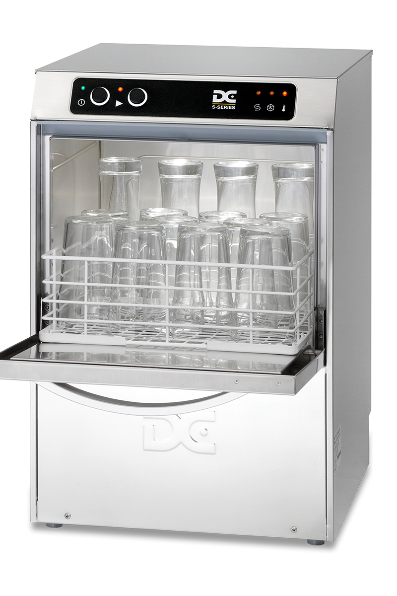 Gray DC SGP35 Standard Range 350mm Basket Frontloading Commercial Glasswasher, 14 Pint Capacity - Contact Us For Availability