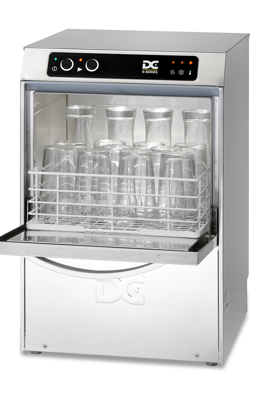 Gray DC SGP35 Standard Range 350mm Basket Frontloading Commercial Glasswasher, 14 Pint Capacity - Contact Us For Availability