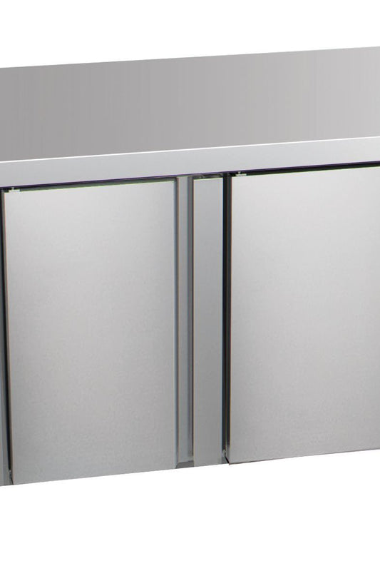 Gray Sterling Pro Green SPI-7-180-30-NS 3 Door Counter Fridge Plain Top, 452 Litres - In Stock
