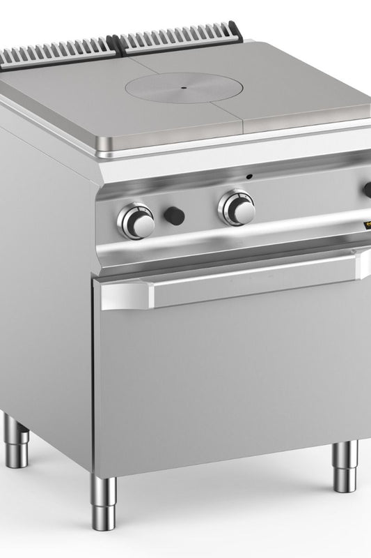 Gray Hobart Ecomax HETPG77FG Solid Top Hob with Oven, 16kW - Contact Us For Availability