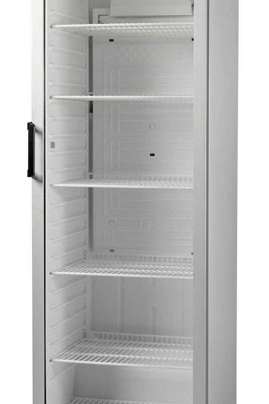 Dark Gray Vestfrost FKG 371 Glass Single Door Upright Display Chiller, 350 Litres - Discontinued