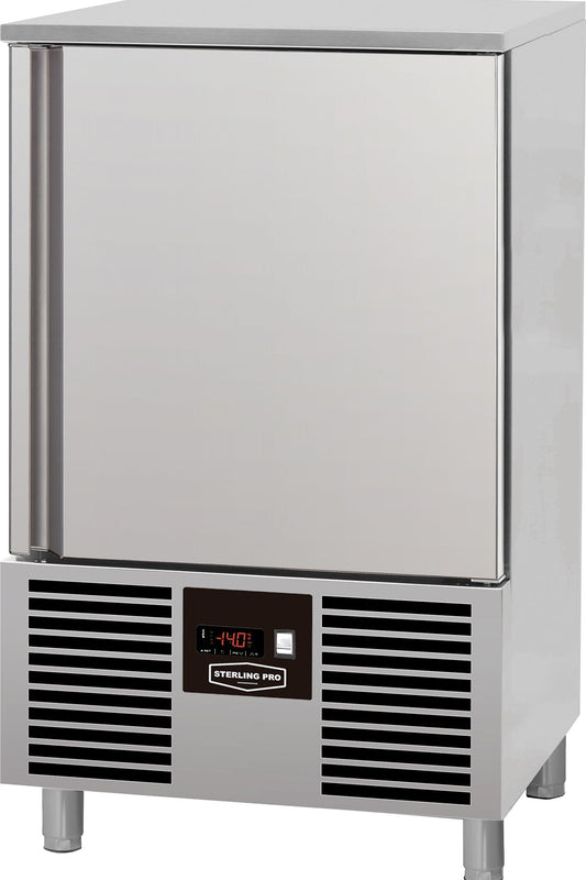 Gray Sterling Pro SP0840BC 8 Grid Single Door Blast Chiller / Freezer, 40kg/24kg - Low Stock
