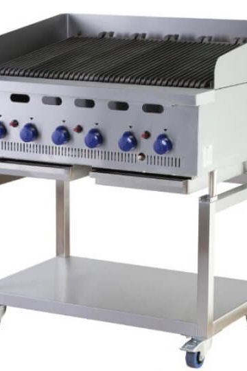 Gray Hobart BCB900-1 Bonnet 900mm Gas Charbroiler, 22.2kW - Contact Us For Availability