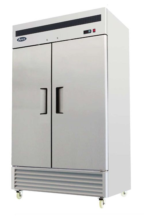 Gray Atosa MBF8183GR Double Door Bottom Mounted Gastronorm Upright Freezer, 1300 Litres - Contact Us For Availability