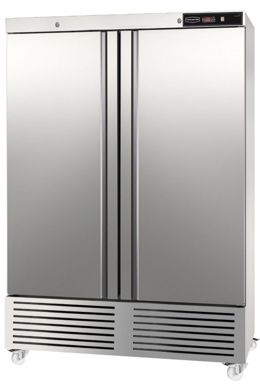 Gray Sterling Pro Green SNI122 Double Door Gastronorm Freezer Cabinet, 1200 Litres - In Stock