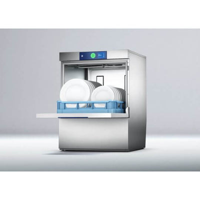 Hobart FXW-10B 500mm Basket Frontloading Commercial Dishwasher with Chemical Pump & Drain Pump, 18 Plates - Contact Us For Availability