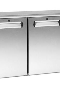 Gray Gamko E3/2222MUCS84 Solid Four Door Stainless Steel Undercounter Bottle Cooler, 722 x 33 Centiliters - Contact Us For Availability