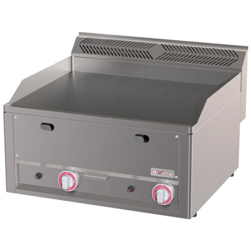 Slate Gray Diverso WR-GPLD-04 Double gas flat cooking plate -Top- - Contact Us For Availability