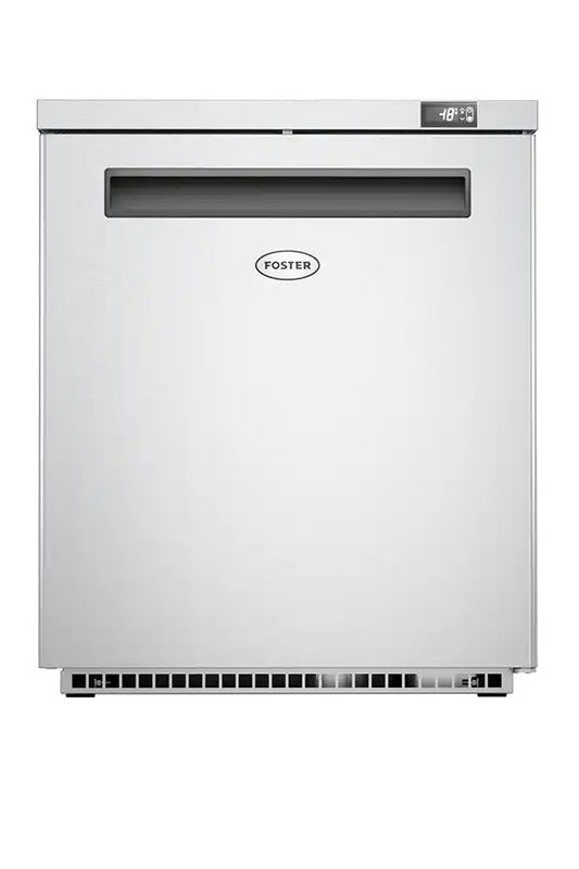 Light Gray Foster LR200/13-207 Single Door Undercounter Cabinet Freezer, 200 Litres - In Stock