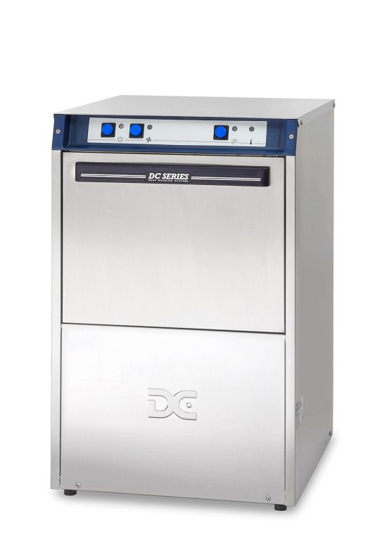Light Gray DC PD40 Premium Range 400mm Basket Frontloading Commercial Dishwasher, 11 Plates - Contact Us For Availability