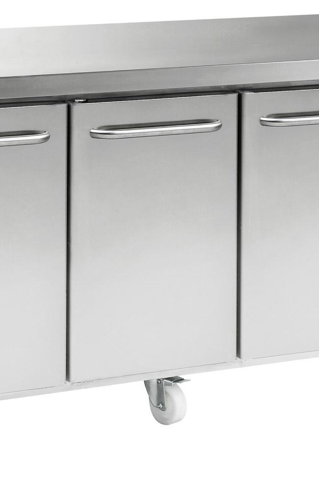 Gray Gram K 1807 CSG A DL/DL/DR C2 3 Door Stainless Steel Refrigerated Counter, 506 Litres - Discontinued