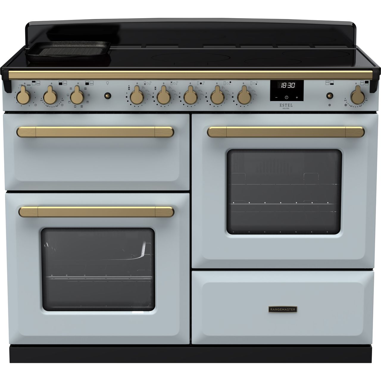 Dark Gray Rangemaster Estel Deluxe 110 Range Cooker, 1092 mm