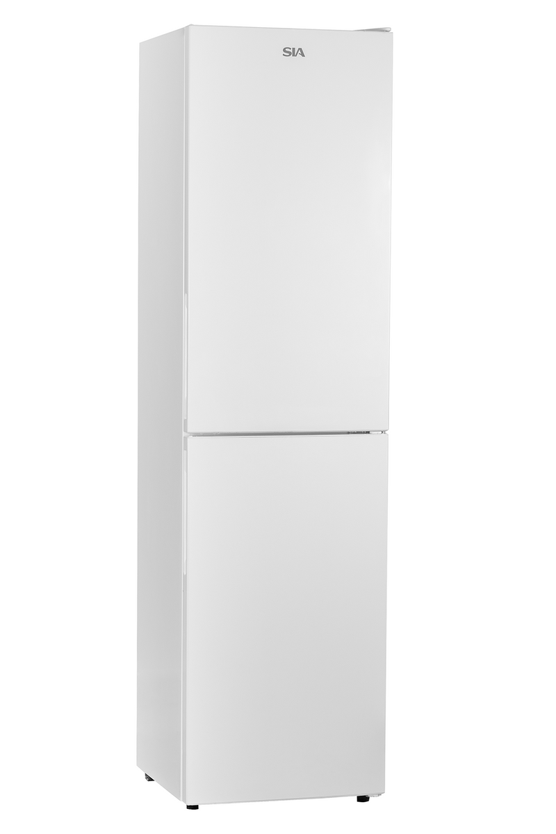 Light Gray SIA 60/40 Split Freestanding 302L Combi Fridge Freezer