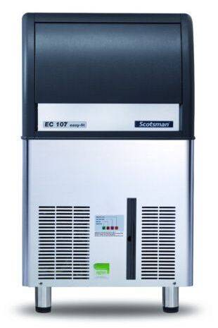 Dark Slate Gray Scotsman EC 107 Eco-X Self Contained Gourmet Ice Maker, 53kg/24hrs Output / 23kg Storage - Contact Us For Availability