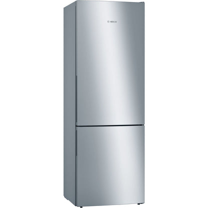 Dark Gray Bosch Series 6 413 Litre 60/40 Freestanding Fridge Freezer With VitaFresh - Stainless Steel