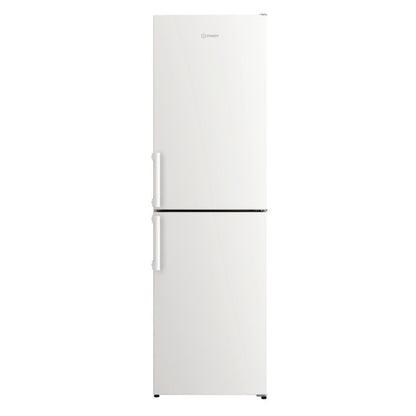 Beige Indesit 287 Litre 50/50 Freestanding Fridge Freezer - White