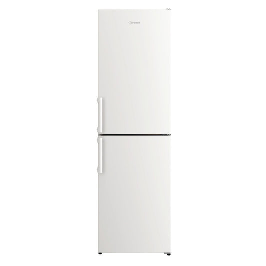 Beige Indesit 287 Litre 50/50 Freestanding Fridge Freezer - White