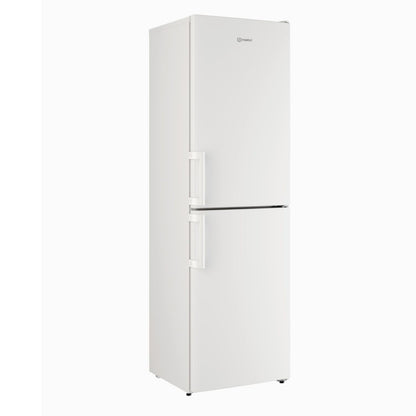 Light Gray Indesit 287 Litre 50/50 Freestanding Fridge Freezer - White