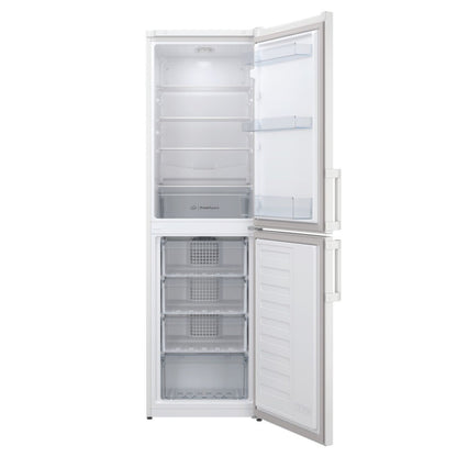 Light Gray Indesit 287 Litre 50/50 Freestanding Fridge Freezer - White