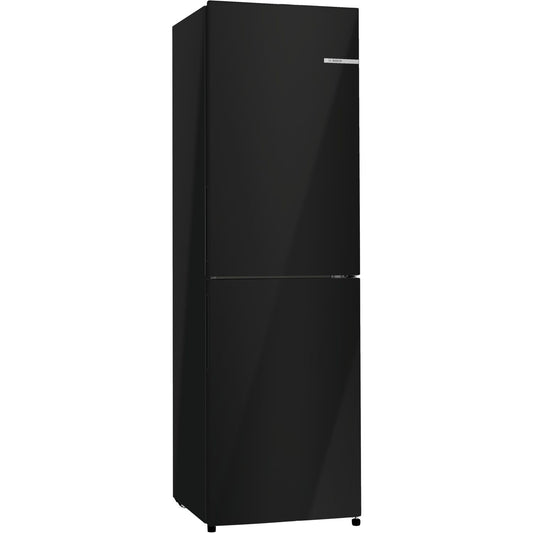 Black Bosch Series 2 255 Litre 50/50 Freestanding Fridge Freezer - Black