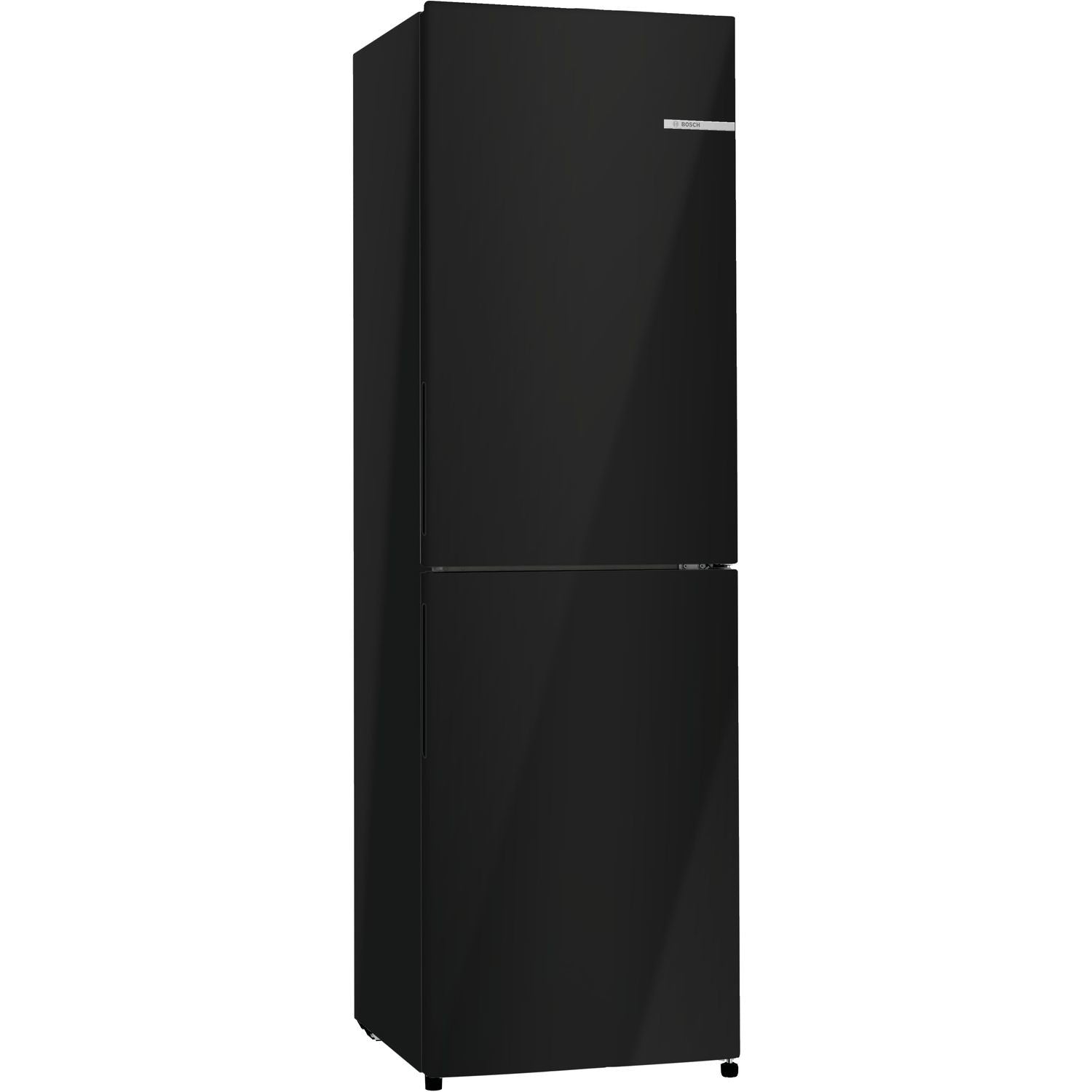 Black Bosch Series 2 255 Litre 50/50 Freestanding Fridge Freezer - Black