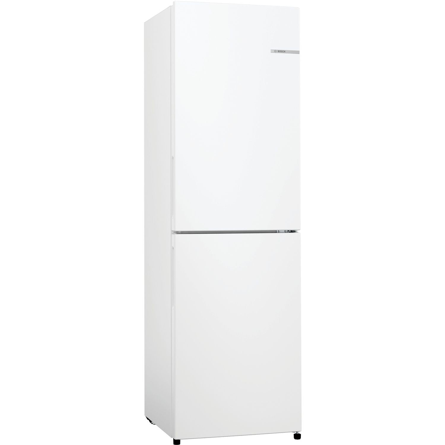 White Smoke Bosch Series 2 255 Litre 50/50 Freestanding Fridge Freezer - Black
