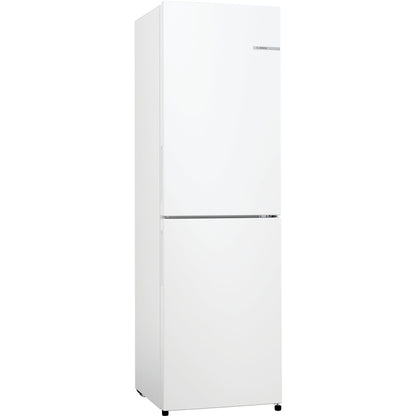 White Smoke Bosch Series 2 255 Litre 50/50 Freestanding Fridge Freezer - Black