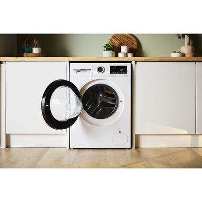 Light Gray Bosch Series 6 9kg 1400rpm Washing Machine - White