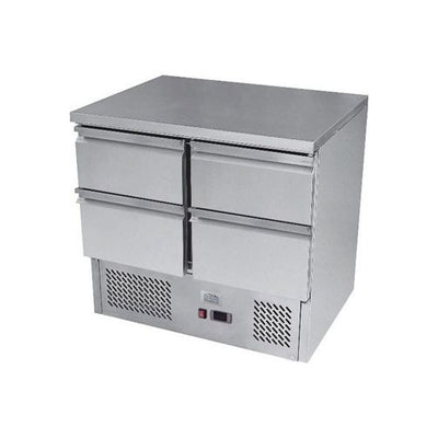 Ice-A-Cool ICE3820GR 2 Door 4 Drawers Undercounter Fridge, 300 Litres - Contact Us For Availability