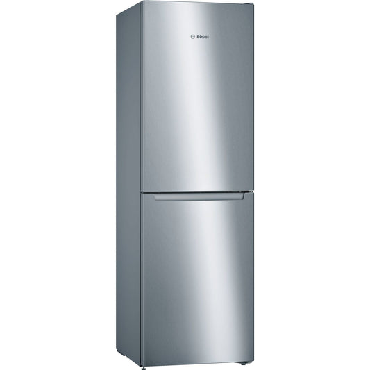 Light Slate Gray Bosch Serie 2 300 Litre 50/50 Freestanding Fridge Freezer Frost Free - Stainless Steel Look