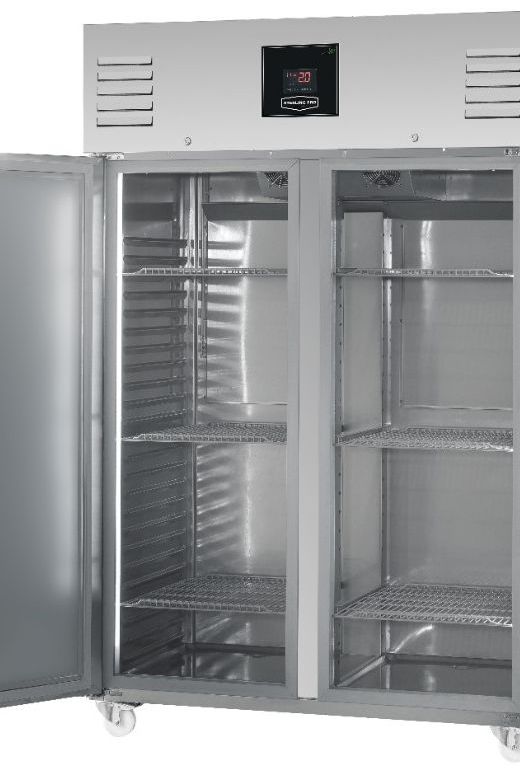 Light Slate Gray Sterling Pro Vantage XPI142V Double Door Storage Cabinet Fridge, 1400 Litres - Low Stock