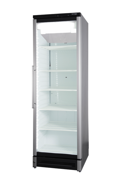 Vestfrost MF180 Glass Single Door Upright Display Freezer, 282 Litres - Low Stock