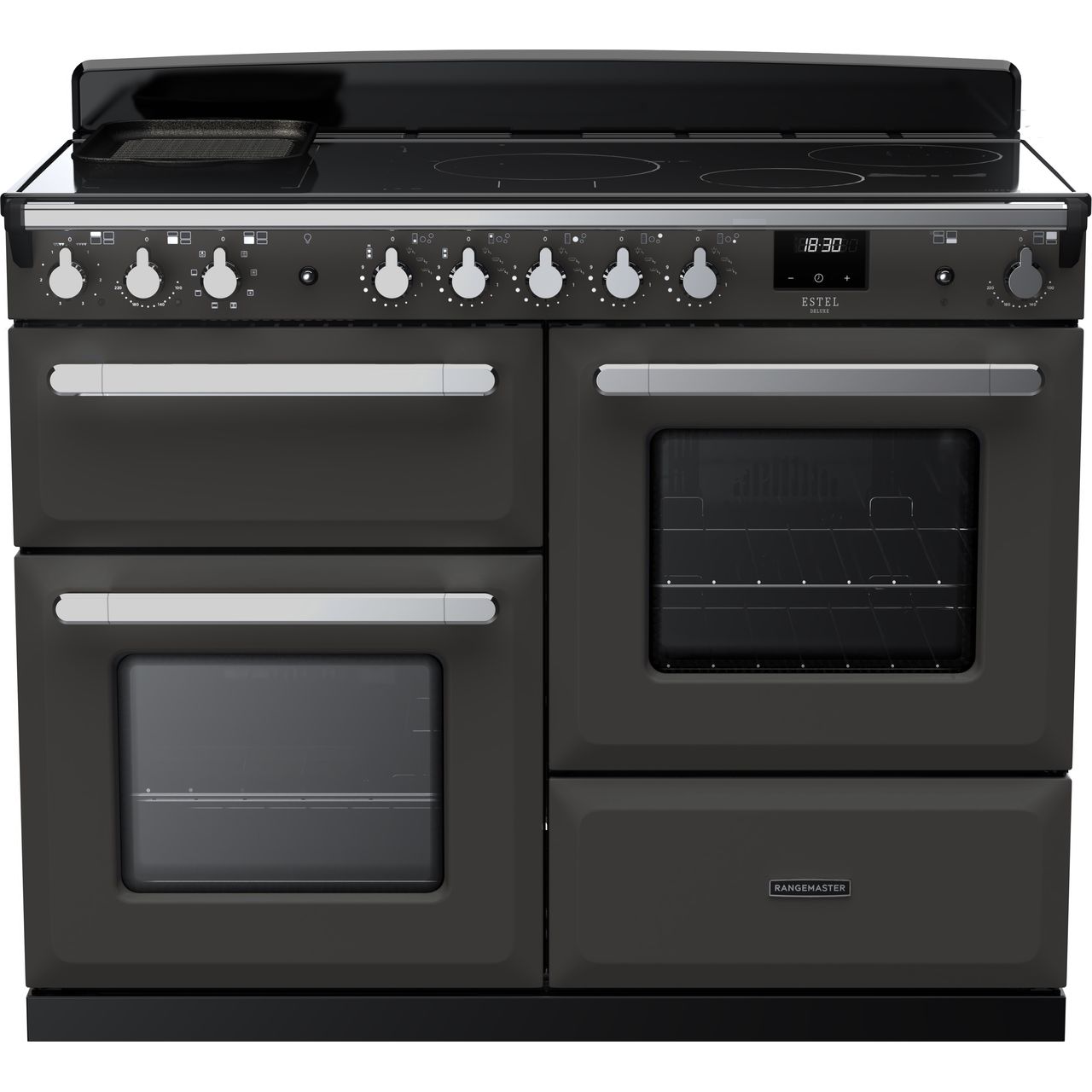 Dark Slate Gray Rangemaster Estel Deluxe 110 Range Cooker, 1092 mm
