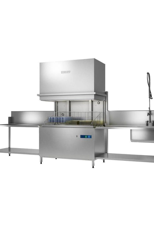 Dark Gray Hobart UXTLHR-10A Utensil Washer with Drain Heat Recovery, Base Rack, Tray Support & 1 Open Basket - Contact Us For Availability
