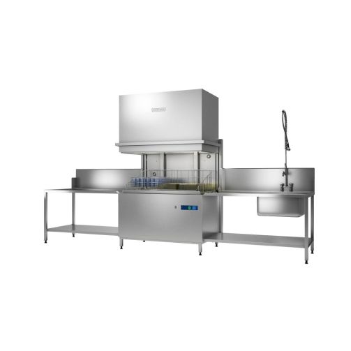 Dark Gray Hobart UXTLHR-10A Utensil Washer with Drain Heat Recovery, Base Rack, Tray Support & 1 Open Basket - Contact Us For Availability