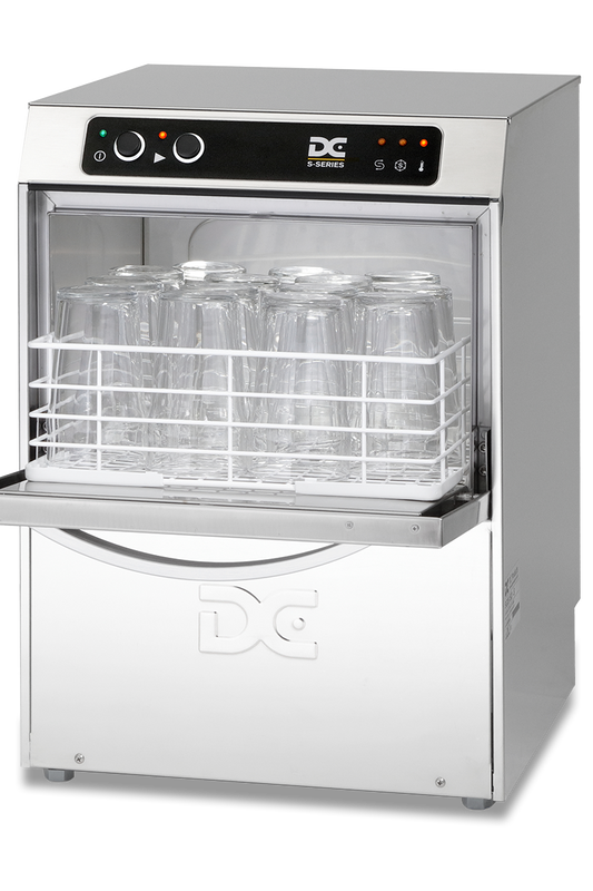 Light Gray DC SG35 Standard Range 350mm Basket Frontloading Commercial Glasswasher, 14 Pint Capacity - Contact Us For Availability