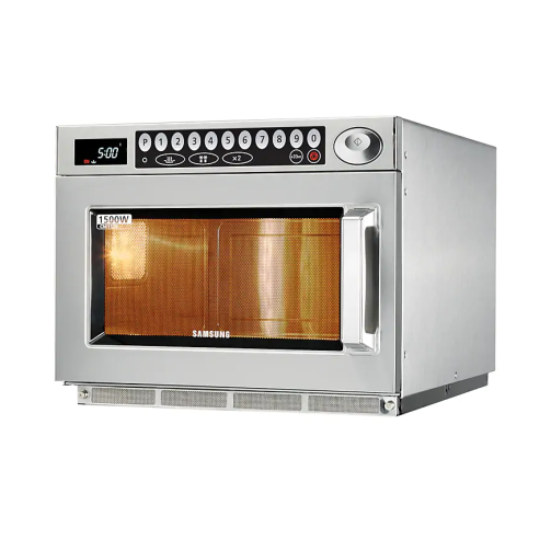 Gray Samsung CM1529 Programmable Touch Control Commercial Microwave, 1500W - Contact Us For Availability