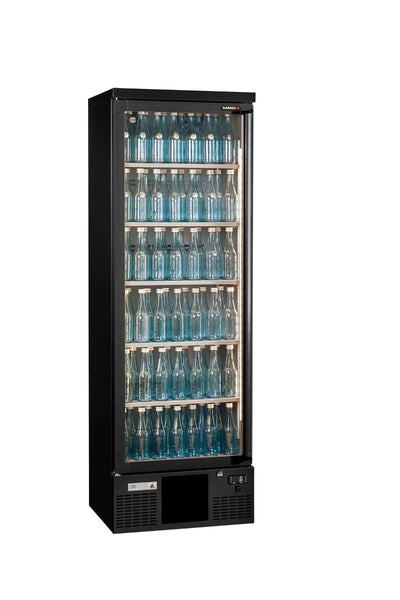 Gamko MG3/300LG Maxiglass Left Hand Hinged Glass Single Door Upright Bottle Cooler, 300 Litres - Contact Us For Availability
