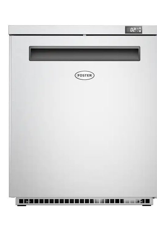 Light Gray Foster HR200/13-111 Single Door Undercounter Cabinet Refrigerator, 200 Litres - In Stock